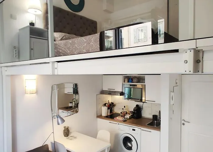 Duplex Central Close Beaches And Shops And Balcony Апартаменты Ницца